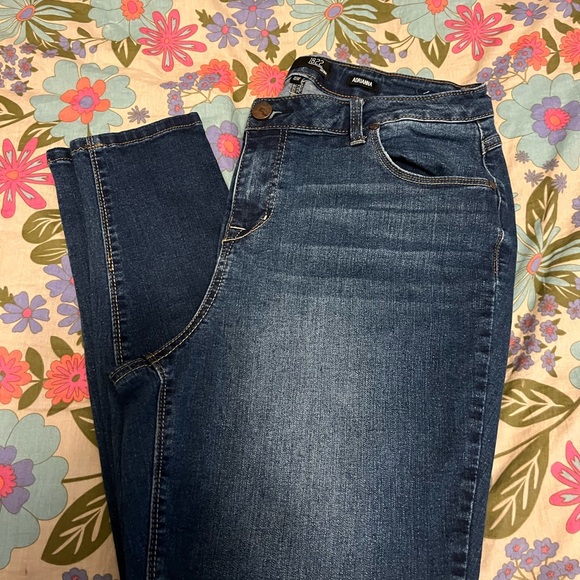 1822 Denim Other - 1822 Denim Dark Blue Slim Jeans soft stretch denim distressed style plus 16W
